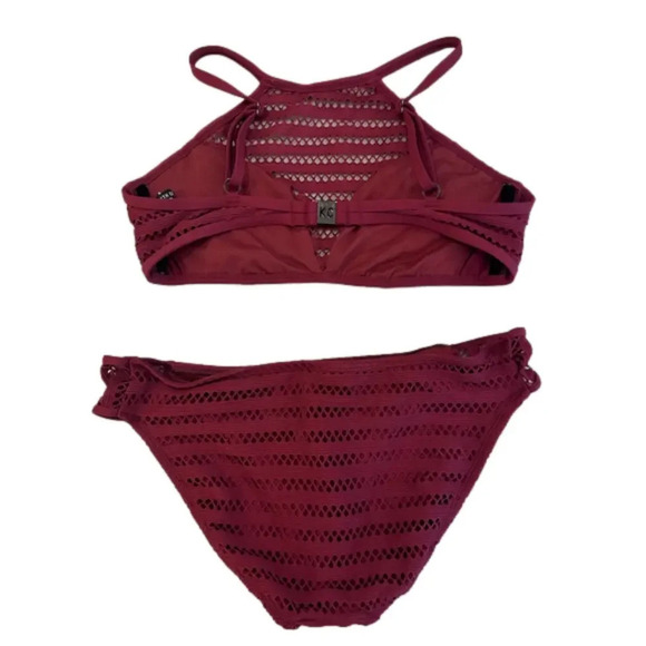 Kenneth Cole 2 pc bathing suit set bikini swimwear women’s size 12/14 L / XL - Picture 2 of 10